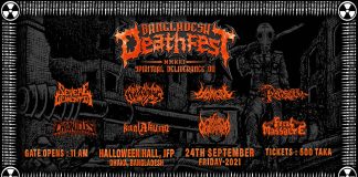 Bangladesh Death Fest MMXXI: Extreme Madness on Sept 24