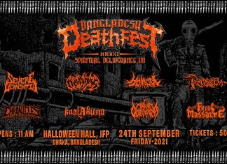 Bangladesh Death Fest MMXXI: Extreme Madness on Sept 24