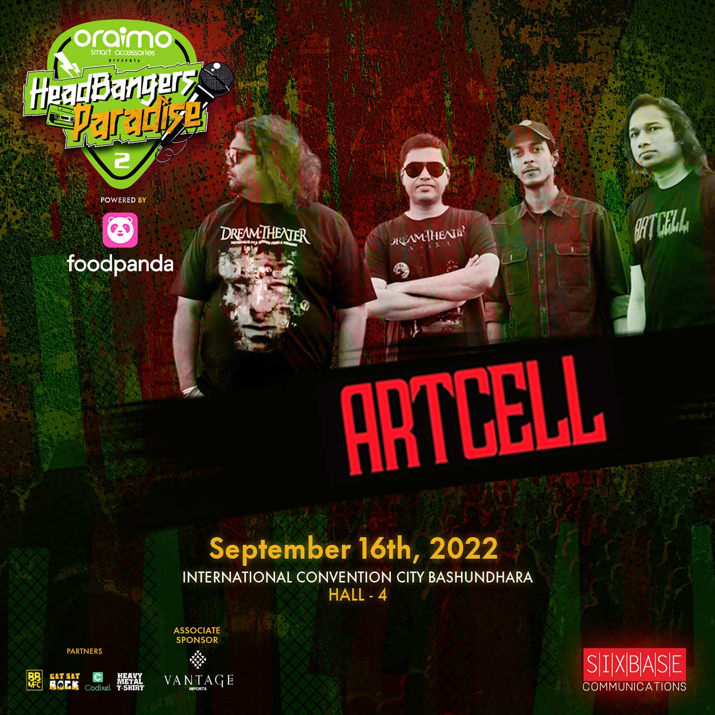 artcell at headbangers paradise concert